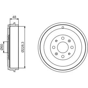 Comparateur de prix : Bosch Jeu de 2 tambours de frein, par ex. pour Fiat, Opel, Vauxhall