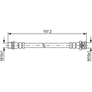 Comparateur de prix : Flexible de frein BOSCH 1 987 481 624