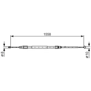 BOSCH Câble de frein à main pour BMW: X1 (Ref: 1 987 482 368) pas cher