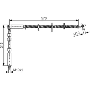 Comparateur de prix : Flexible de frein BOSCH 1 987 481 A63