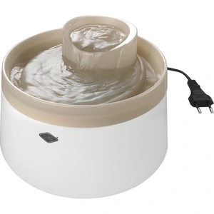 EBI Fontaine à eau cascade beige chat et petit chien 1,5 litres Europet pas cher