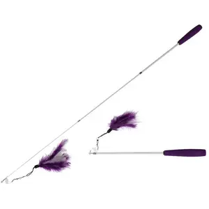 Canne à pêche télescopique pour chat Ebi Violet 35/95 cm 408/430446 pas cher