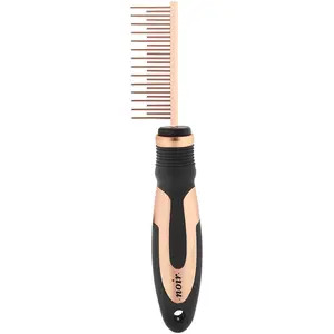 Comparateur de prix : Ebi Peigne anti-noeud Chien et Chat   noir   5,5 x 10 cm