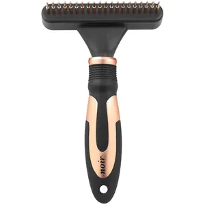 Comparateur de prix : EBI Peigne Râteau Démêlant 20 Dents pour Chien Noir 16,5 x 11 cm