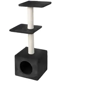 Comparateur de prix : Arbre à chat Ebi Classictree Palazzo Noir 30x30x90 cm 431/406212