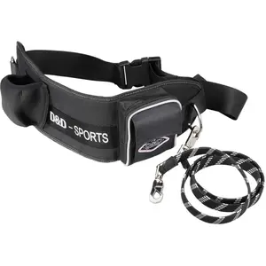 D&D Laisse Jogging Active Walker Noire pour Grands Chiens pas cher