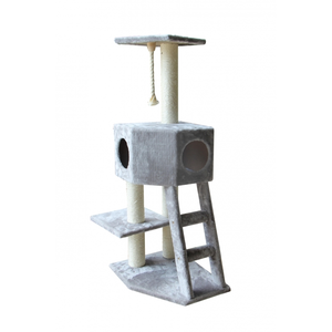 Ebi Habitat Chat - Arbre à Chat Classic Rover coloris gris Hauteur 120 cm pas cher