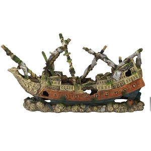 Décoration d’aquarium Aqua Della Galleon Multicolore 83x27,5x43 cm 234/429631 pas cher