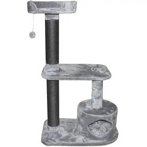 Arbre à chat Ebi Trend Tree Adelaide Gris 70x40x130 cm 431/425565 pas cher