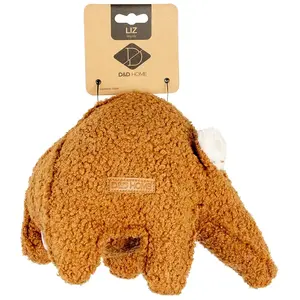 D&D Home, Jouet pour Chiens Liz en Teddy 27x18x15 cm, Corde épaisse av...