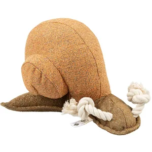 Jouet peluche pour chien sheldon chenille D&D Home Marron 25x12x20 cm 304/479094 pas cher