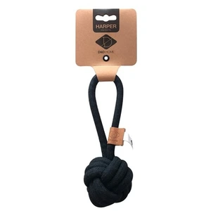 Comparateur de prix : D&D Home Jouet Chien   Harper Ball avec boucle en corde coloris noir   Taille S
