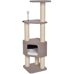 Comparateur de prix : Arbre à chat Ebi Kobe Marron 37x37x128 cm 431/455791