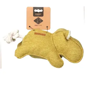 Jouet Chien   D&D Home Peluche Emmy jaune   30 X 14 cm