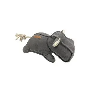Jouet Chien - D&D Laroy Peluche Emmy Gris - 34 x 14 x 12 cm pas cher