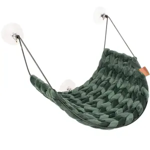 Comparateur de prix : Hamac pour chat D&D Home Sofia Vert 46x34x51 cm / 10 kg 435/483299