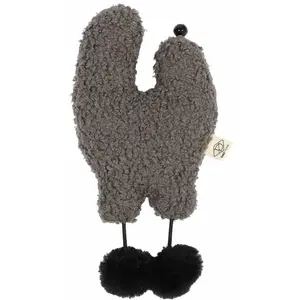 Comparateur de prix : Jouet peluche pour chat coussin de frappe D&D Home Bo Gris 11x4x22 cm ...