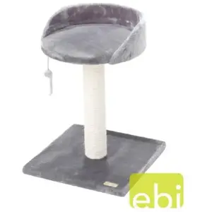 Comparateur de prix : Ebi Europet Bernina Arbre à Chat Gamme Classique Modèle Sofa Gris 52 cm