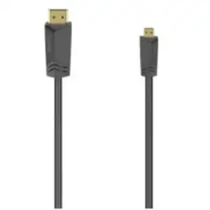 Comparateur de prix : Hama Câble HDMI  ht vit., mâle type A - mâle type D (micro), Ethernet, 1,5m
