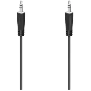Comparateur de prix : Câble audio jack mâle 3,5 mm/jack mâle 3.5 mm - 00205262 - Noir HAMA