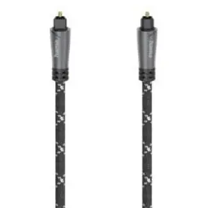 Hama Câble audio à fibres optiques, connecteur ODT (Toslink), métal ., 1,5 m