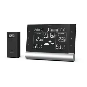 Comparateur de prix : Hama Station météo "Black Line Plus", noire