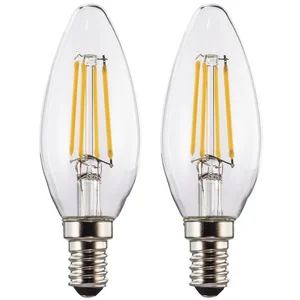 Hama Xavax - amp. fil. led, E14, 470LM rempl. 40W, amp. bgie, blc chd, trans., 2P.Vendu parboulanger