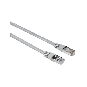 Comparateur de prix : Hama 00200921 RJ45 Câble réseau, câble patch CAT 5e F/UTP 30.00 m gris gaine en PVC, torsadé par paire