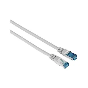 Hama câble réseau CA6 (panier, 1 Gbit/s, F/UTP, Ethernet, RJ45, câble Internet, 3 m) gris pas cher