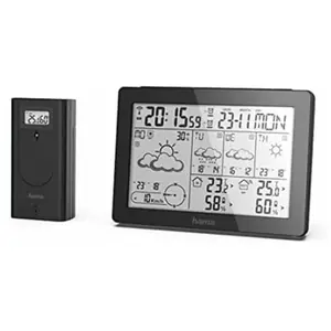 Comparateur de prix : Hama Centre de prévisions météo "Meteotime", noir