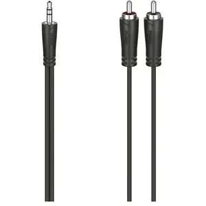 Comparateur de prix : Câble Audio Jack Vers 2 Rca Hama 00205110 1,5 M Noir