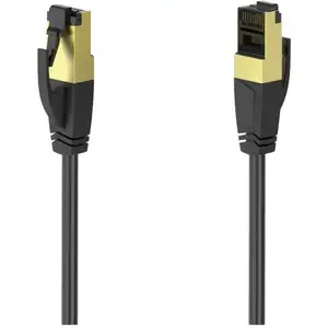 Comparateur de prix : Hama Câble réseau CAT-8, 40 Gbit/s, blindé S/FTP, sans halogène, 1,50 m