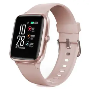 Comparateur de prix : Hama Montre Connectée Fit Watch 5910 00178605 1.3 LCD Bluetooth IP68 GPS Android Rose