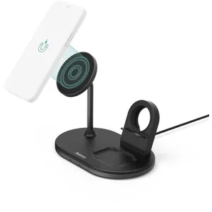Comparateur de prix : Hama Sttion ch. ss fil 3 en 1 "MagCharge Multi", pr iPhone, Compatible Apple Airpods, Watch