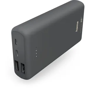 Hama Power Pack "Supreme 20HD", 20 000 mAh, 3 sorties : 1 USB-C, 2 USB-A, gris