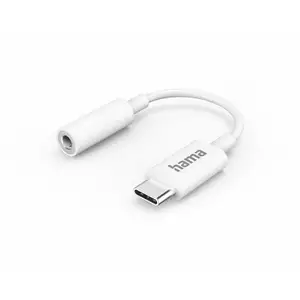 Comparateur de prix : Adaptateur aux. usb-c jack femelle 3,5 mm, blanc (00201524) - Hama