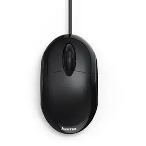 Comparateur de prix : Hama MC-100 - Souris - optique - 3 boutons - filaire - USB - noir
