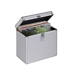Hama 00181435 microgroove record case argent housse pour cds et dvds pas cher