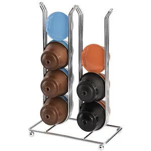 XavaX Porte-Tasses A Café Pilastro Pour Dolce Gusto 16 Tasses En ArgentVendu parcdiscount