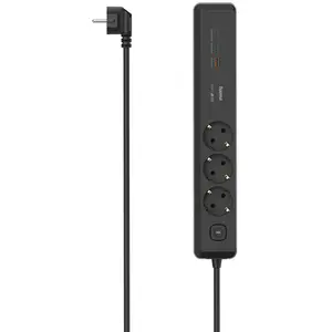 Comparateur de prix : Hama Multiprise, 3 prises, USB-C/A 100W, PD, interrupteur, 1,4 m, nre/...