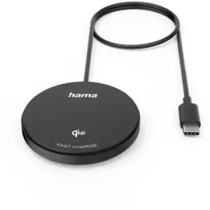 Comparateur de prix : Hama - Chargeur Qi2 sans fil, 15W, chargeur ss fil rap., magnétique, noir (00201725)