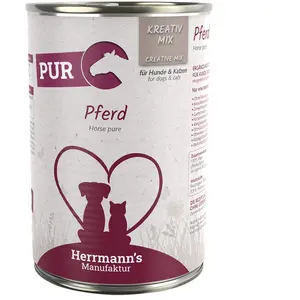 Herrmanns Herrmann's Pure Viande 6 x 400 g pour chien et chat - dinde bio pas cher