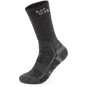 Hanwag Alpin Socke - Chaussettes randonnée Asphalt / Anthracite 39 - 4...