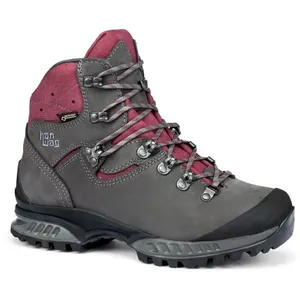 Hanwag Tatra II Wide Lady GTX - Chaussures trekking femme Asphalt / Dark Garnet 36 pas cher