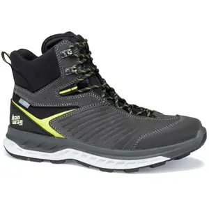 Hanwag Blueridge ES - Chaussures randonnée homme Asphalt / Yellow 47 pas cher