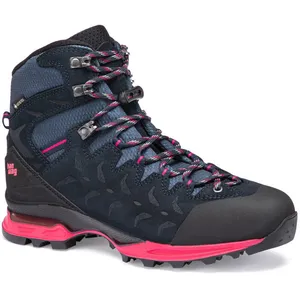 Comparateur de prix : Hanwag Makra Trek Lady GTX - Chaussures trekking femme Navy / Pink 38