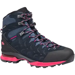 Comparateur de prix : Hanwag Makra Trek Lady GTX - Chaussures trekking femme Navy / Pink 37....