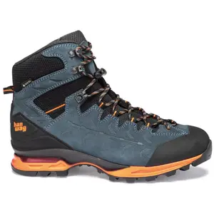 Hanwag Makra Trek GTX - Chaussures trekking homme Steel / Orange 40.5 pas cher