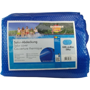 Summer Fun Couverture Solaire Piscine Ovale 800x420 cm - Bleu