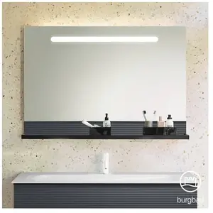 Burgbad Fiumo Miroir, SFXP120F3958, pas cher